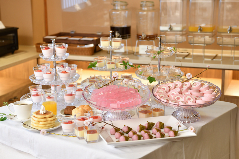 ＼大好評につき2026年も開催決定！【桜スイーツフェア】／【対象の朝食提供】翌朝の朝食4月2日(木)～5月1日(金)の朝食まで